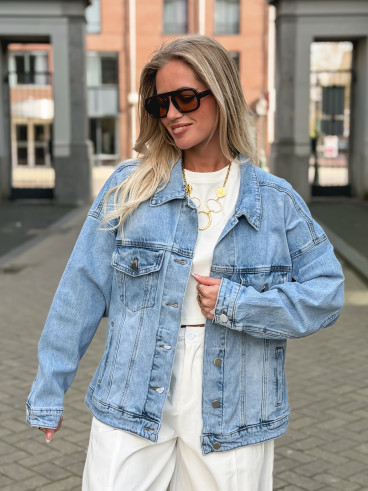 Veste en jeans Bianca - Bleu