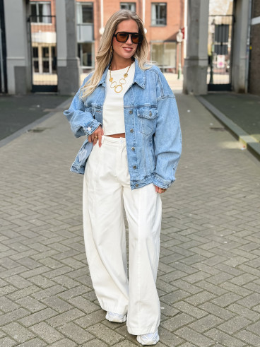Veste en jeans Bianca - Bleu