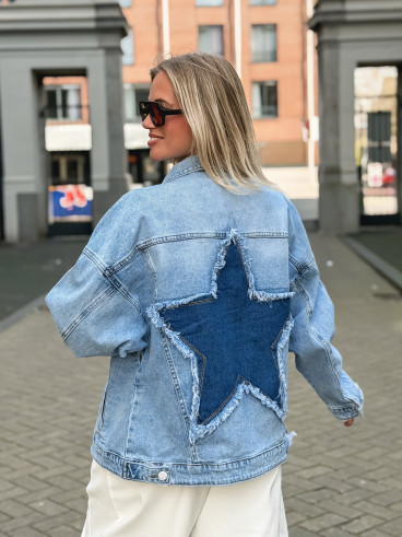 Veste en jeans Bianca - Bleu