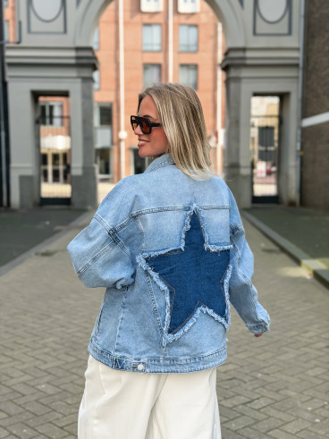 Veste en jeans Bianca - Bleu