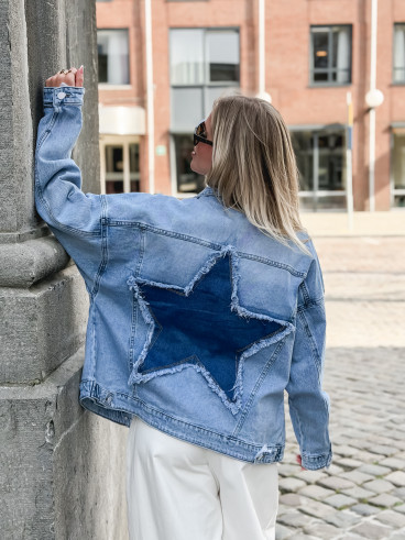 Veste en jeans Bianca - Bleu