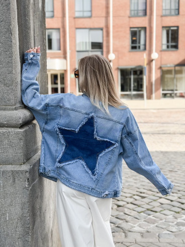 Veste en jeans Bianca - Bleu
