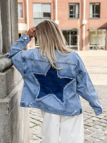 Veste en jeans Bianca - Bleu