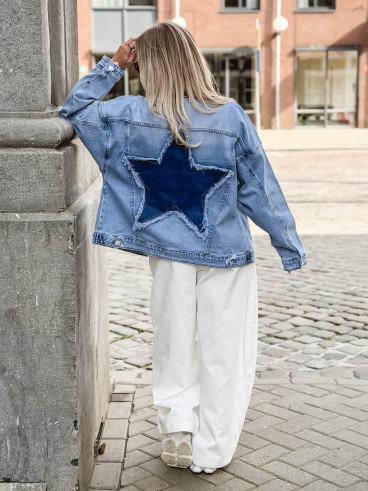 Veste en jeans Bianca - Bleu