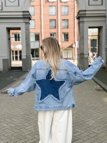 Veste en jeans Bianca - Bleu