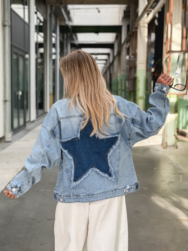 Veste en jeans Bianca - Bleu