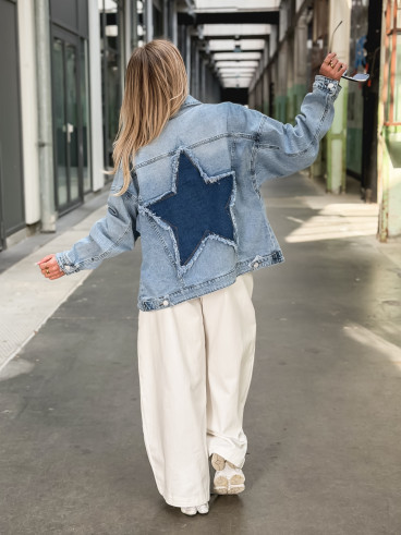 Veste en jeans Bianca - Bleu
