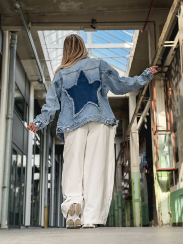 Veste en jeans Bianca - Bleu