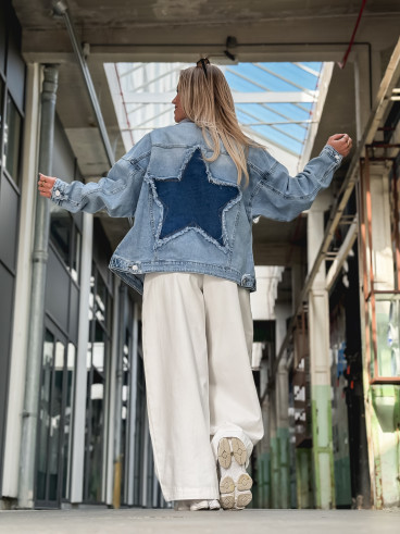 Veste en jeans Bianca - Bleu