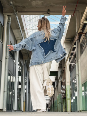 Veste en jeans Bianca - Bleu