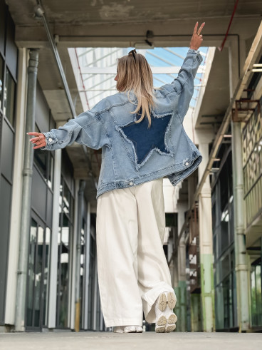 Veste en jeans Bianca - Bleu