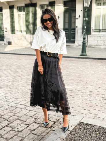 Jupe longue Dorothé - Noir