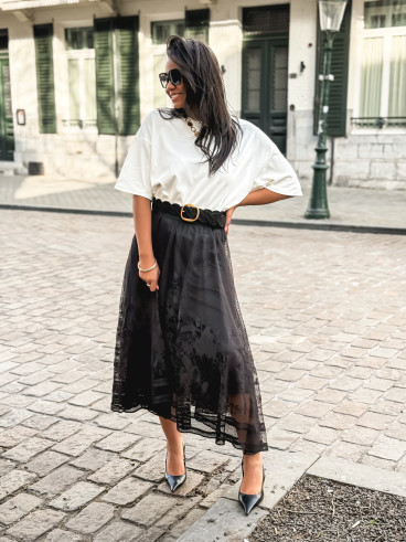 Jupe longue Dorothé - Noir