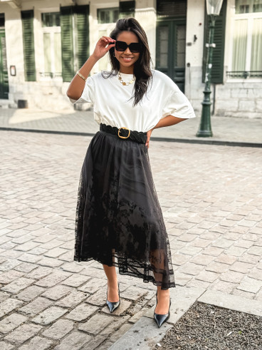 Jupe longue Dorothé - Noir