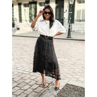 Jupe longue Dorothé - Noir