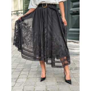 Jupe longue Dorothé - Noir