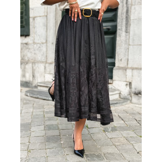 Jupe longue Dorothé - Noir