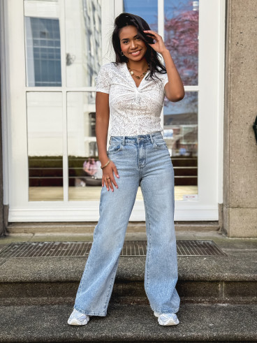 Body en dentelle Mathilda - Blanc