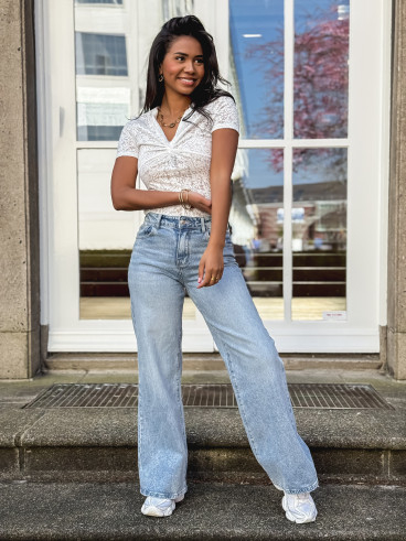 Body en dentelle Mathilda - Blanc