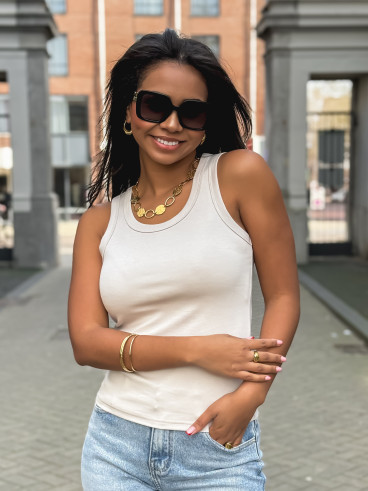 Débardeur  Alexia - Greige