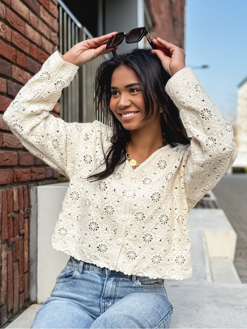 Gilet Onéllia - Ecru