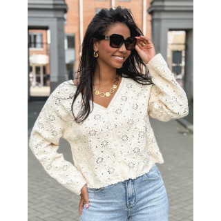 Gilet Onéllia - Ecru