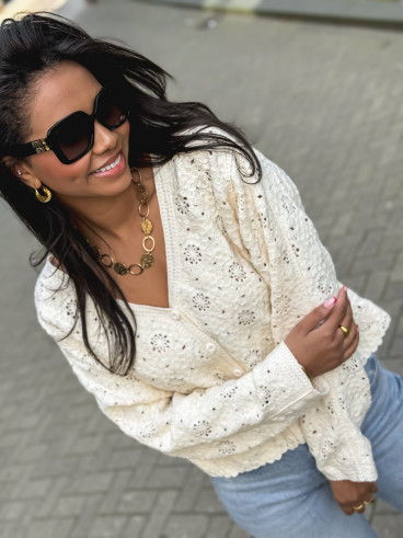 Gilet Onéllia - Ecru