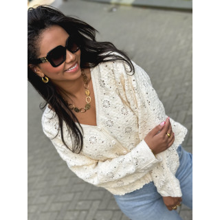 Gilet Onéllia - Ecru