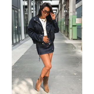 Veste en jeans Maïssa - Bleu foncé