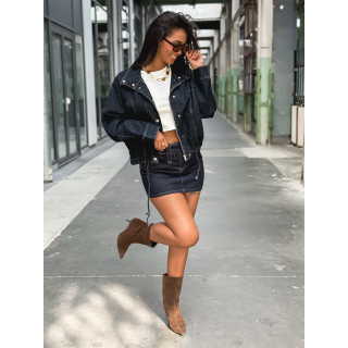 Veste en jeans Maïssa - Bleu foncé