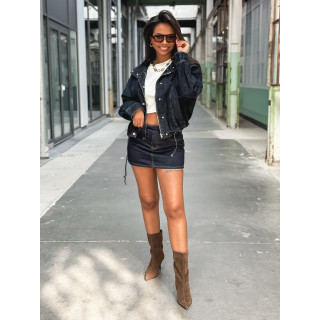 Veste en jeans Maïssa - Bleu foncé