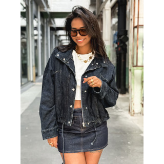 Veste en jeans Maïssa - Bleu foncé