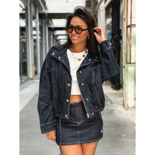 Jupe courte Naomi - Bleu foncé