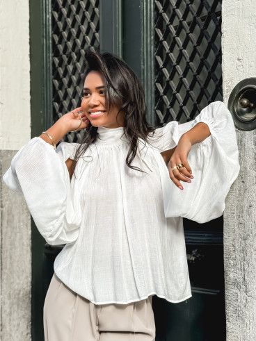 Blouse Elyna - Ecru