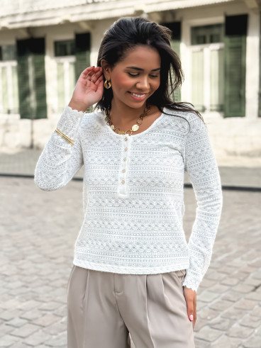 Blouse Elvira - Blanc