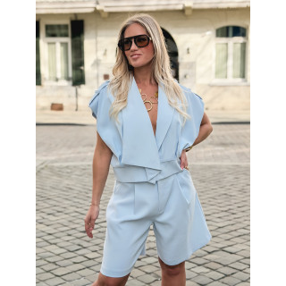 Veste sans manches Véra - Bleu ciel