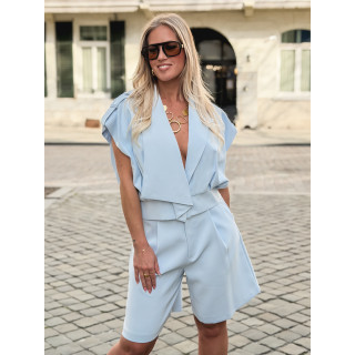 Veste sans manches Véra - Bleu ciel