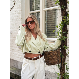 Blazer court Cheryl - Vert