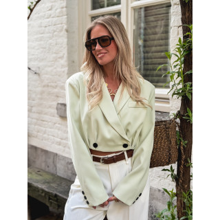 Blazer court Cheryl - Vert