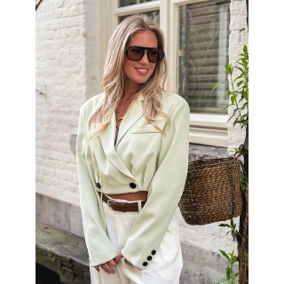 Blazer court Cheryl - Vert