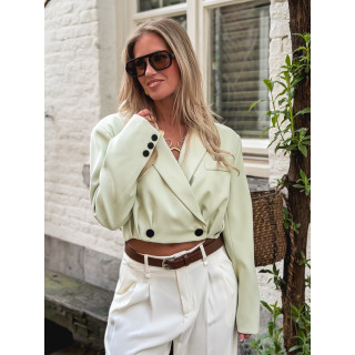 Blazer court Cheryl - Vert