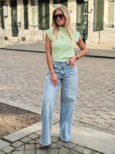 Blouse sans manches Lydie - Vert