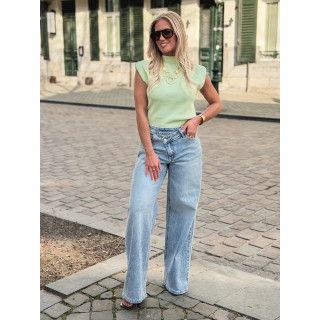 Blouse sans manches Lydie - Vert