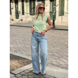 Blouse sans manches Lydie - Vert