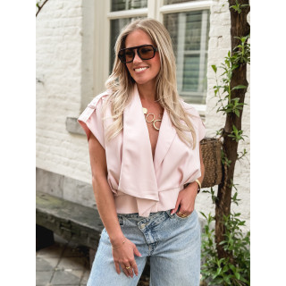 Veste sans manches Véra - Rose