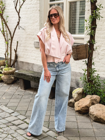 Veste sans manches Véra - Rose