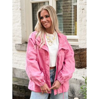 Veste en jeans Azora - Rose