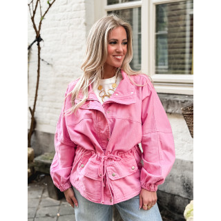 Veste en jeans Azora - Rose