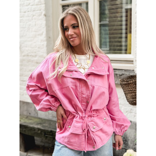 Veste en jeans Azora - Rose
