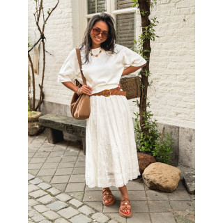 Jupe longue Dorothé - Ecru